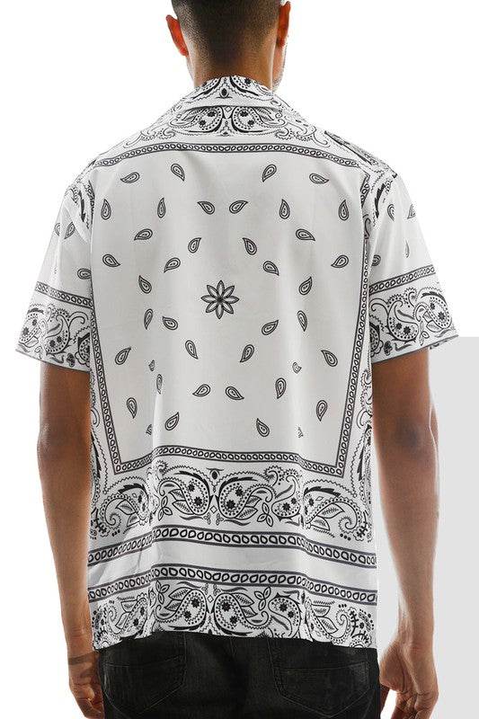 Mens Collared Print Button Down - Shop Style & More | Fresh Looks, Everyday Deals & Free Shipping
