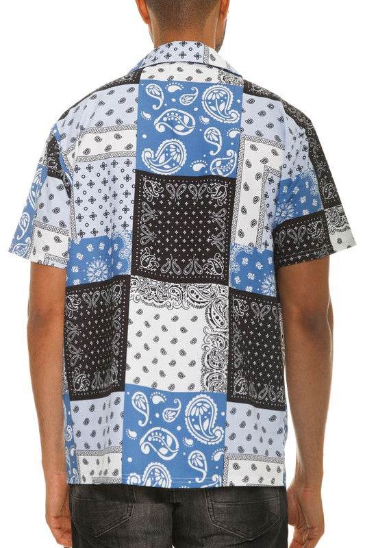 Mens Collared Print Button Down - Shop Style & More | Fresh Looks, Everyday Deals & Free Shipping