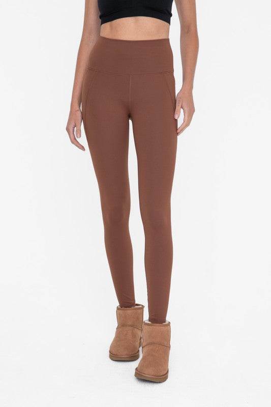Tapered Band Essential Solid Highwaist Leggings - Shop Style & More | Fresh Looks, Everyday Deals & Free Shipping