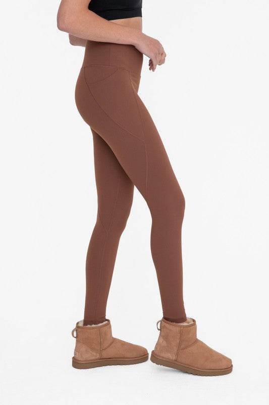 Tapered Band Essential Solid Highwaist Leggings - Shop Style & More | Fresh Looks, Everyday Deals & Free Shipping