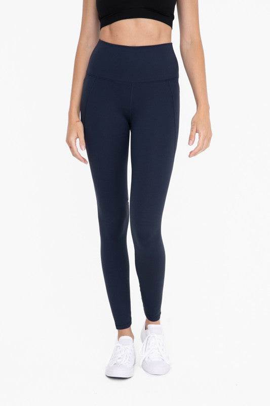 Tapered Band Essential Solid Highwaist Leggings - Shop Style & More | Fresh Looks, Everyday Deals & Free Shipping
