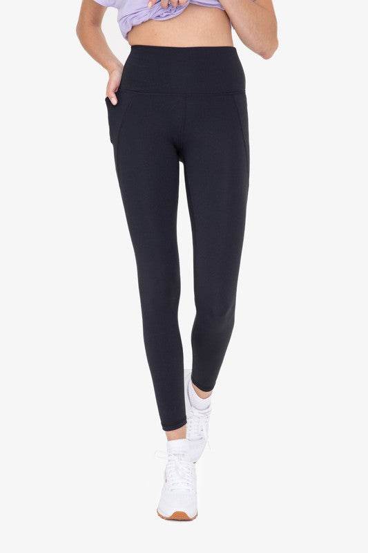Tapered Band Essential Solid Highwaist Leggings - Shop Style & More | Fresh Looks, Everyday Deals & Free Shipping