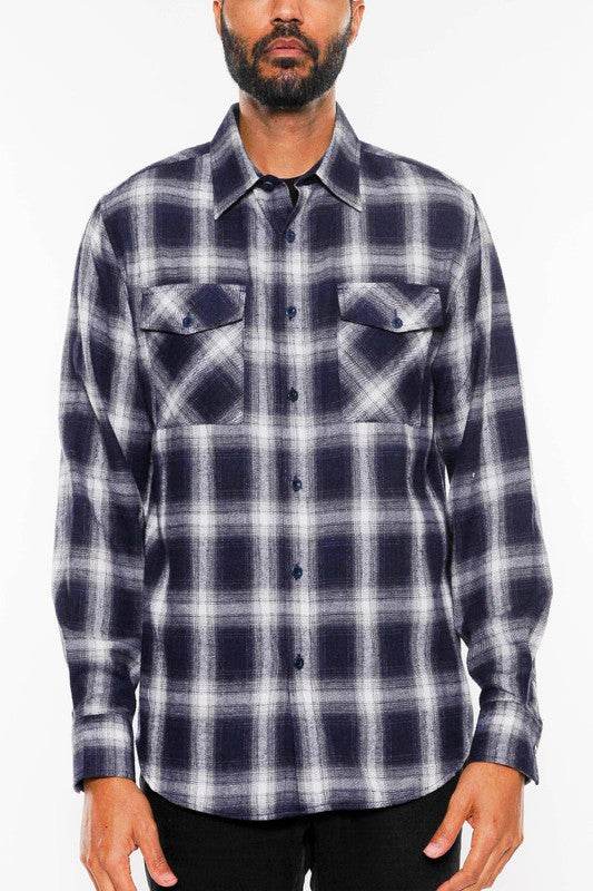 FULL PLAID CHECKERED FLANNEL LONG SLEEVE - Shop Style & More | Fresh Looks, Everyday Deals & Free Shipping