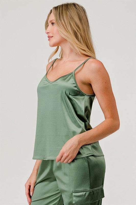Plus Satin Tank Top - Shop Style & More | Fresh Looks, Everyday Deals & Free Shipping