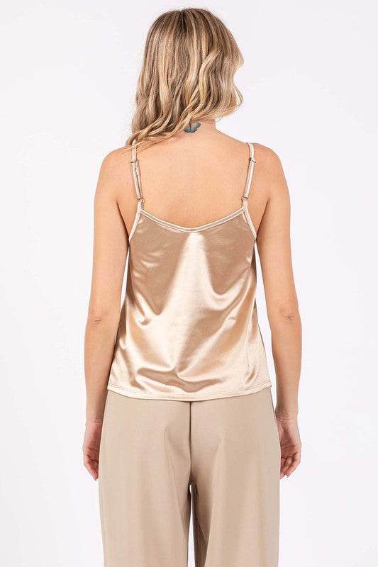 Satin Tank Top - Shop Style & More | Fresh Looks, Everyday Deals & Free Shipping