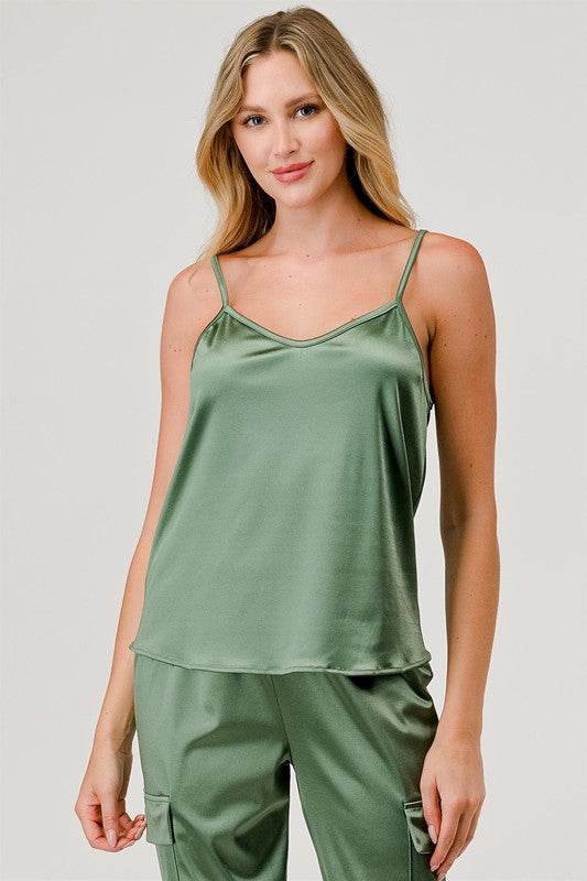 Plus Satin Tank Top - Shop Style & More | Fresh Looks, Everyday Deals & Free Shipping