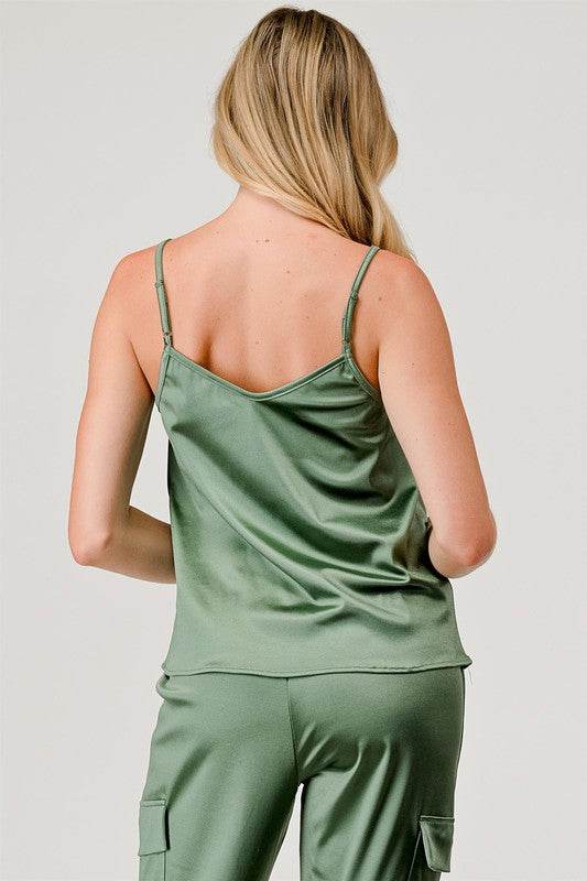 Plus Satin Tank Top - Shop Style & More | Fresh Looks, Everyday Deals & Free Shipping
