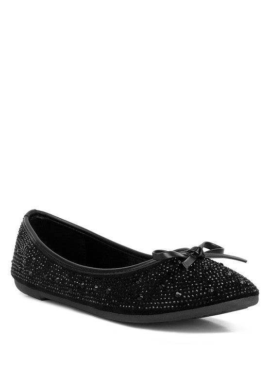 Hosana Rhinestones & Stud Embellished Ballet Flats - Shop Style & More | Fresh Looks, Everyday Deals & Free Shipping