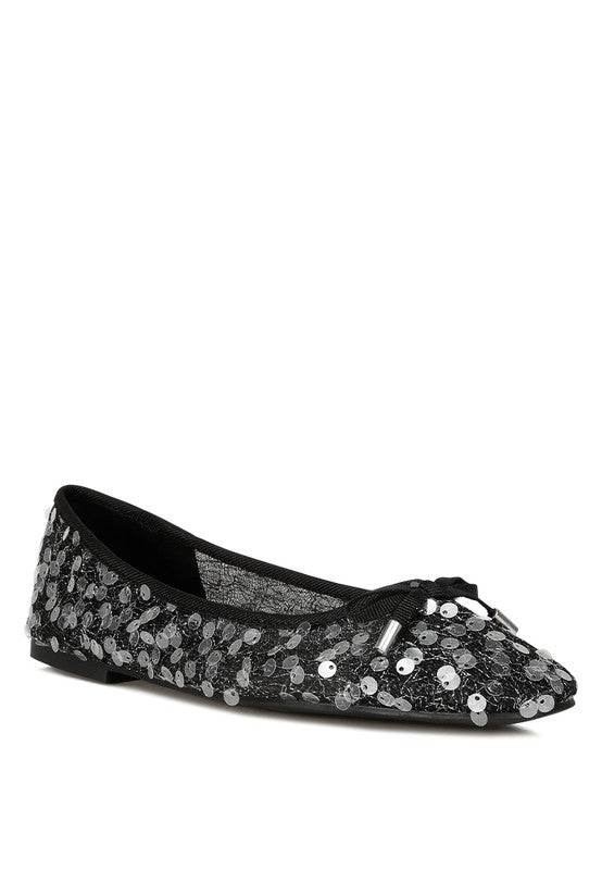 Lysander Sequin Embellished Sheer Ballet Flats - Shop Style & More | Fresh Looks, Everyday Deals & Free Shipping