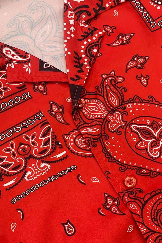 Mens Collared Print Button Down - Shop Style & More | Fresh Looks, Everyday Deals & Free Shipping