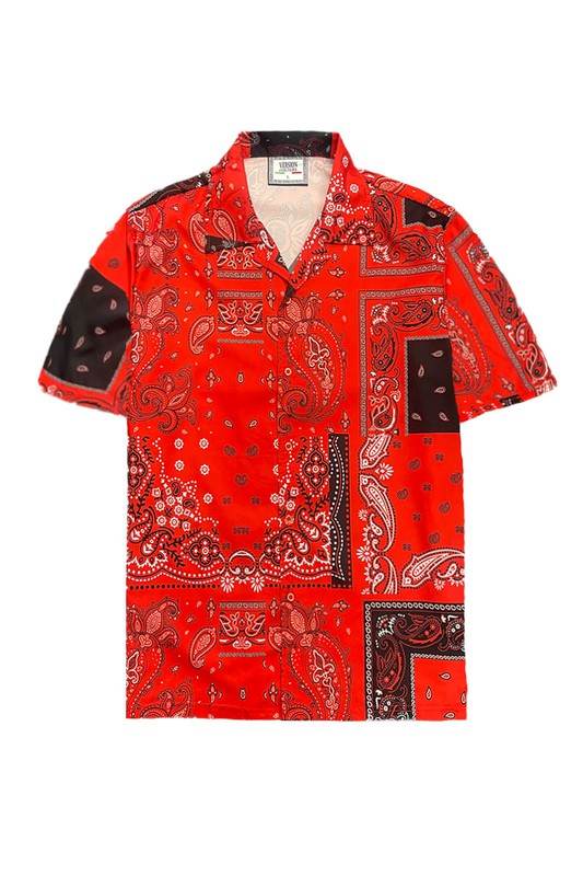 Mens Collared Print Button Down - Shop Style & More | Fresh Looks, Everyday Deals & Free Shipping