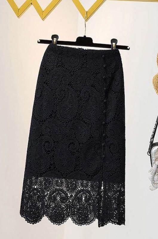 Lace midi skirt - Shop Style & More | Fresh Looks, Everyday Deals & Free Shipping