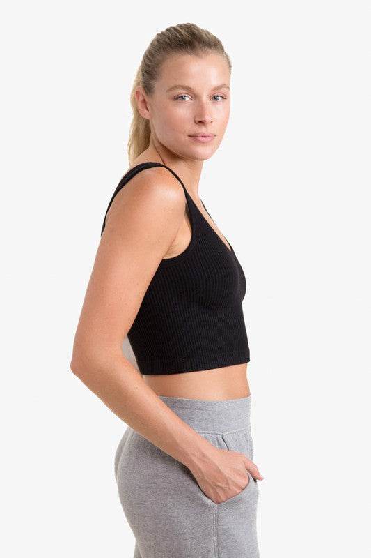Ribbed Seamless Cropped Tank Top - Shop Style & More | Fresh Looks, Everyday Deals & Free Shipping