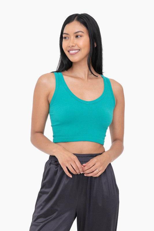 Ribbed Seamless Cropped Tank Top - Shop Style & More | Fresh Looks, Everyday Deals & Free Shipping