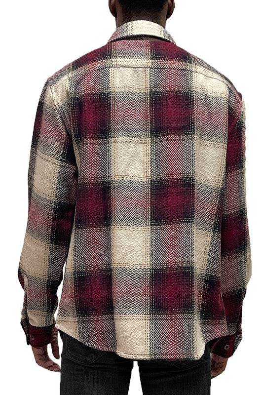 Flannel Shirt Jacket Checkered Plaid Shacket - Shop Style & More | Fresh Looks, Everyday Deals & Free Shipping