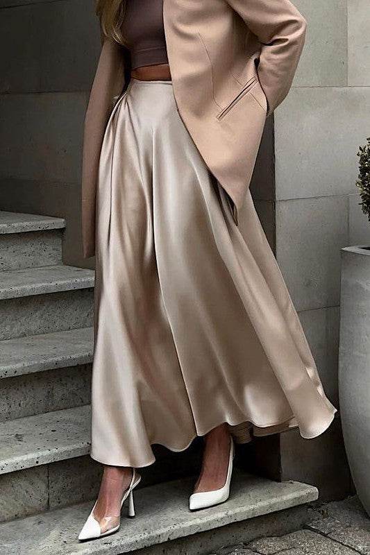 Satin Skirt - Shop Style & More | Fresh Looks, Everyday Deals & Free Shipping