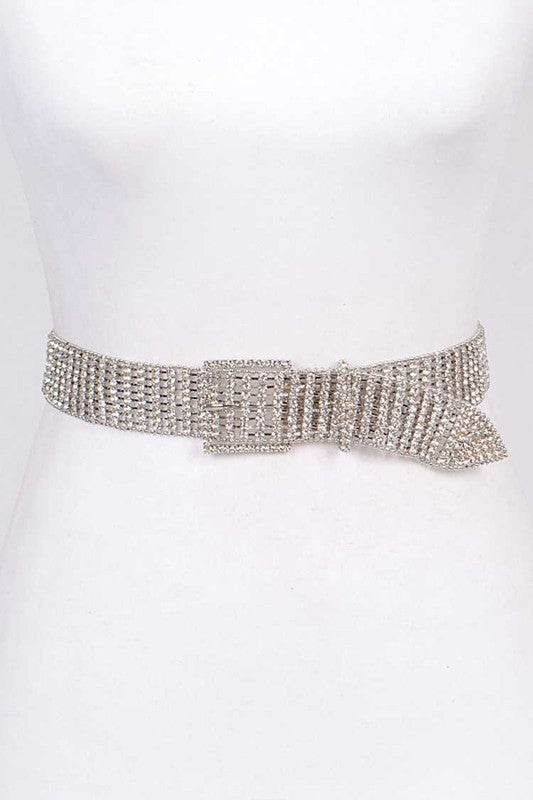Statement Rhinestone Buckle Chain Belt - Shop Style & More | Fresh Looks, Everyday Deals & Free Shipping