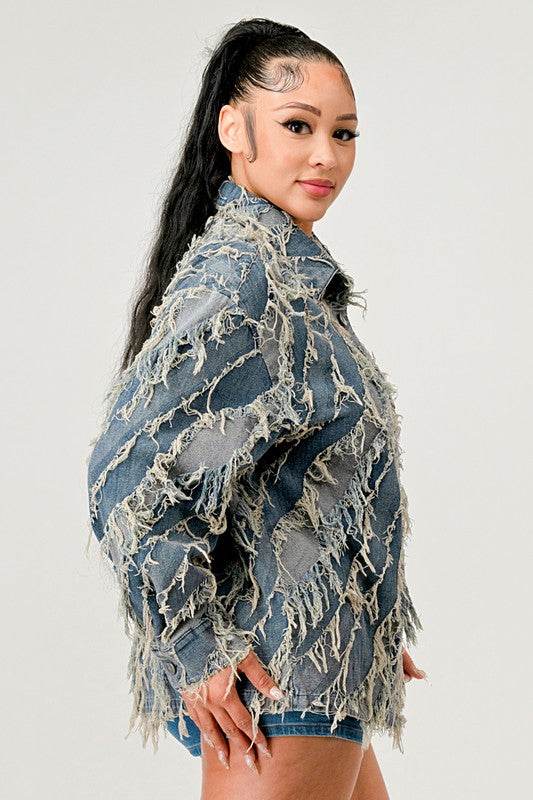Be Creative Denim Jacket - Shop Style & More | Fresh Looks, Everyday Deals & Free Shipping