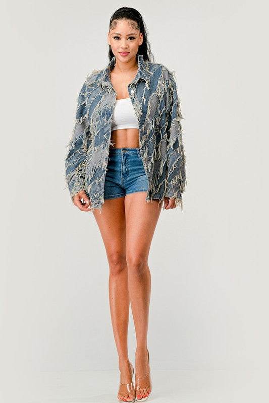 Be Creative Denim Jacket - Shop Style & More | Fresh Looks, Everyday Deals & Free Shipping