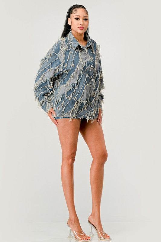 Be Creative Denim Jacket - Shop Style & More | Fresh Looks, Everyday Deals & Free Shipping