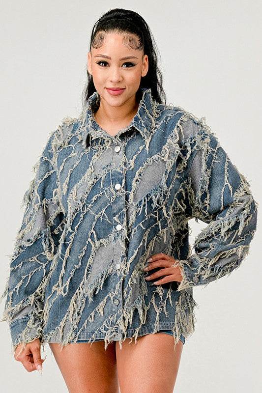 Be Creative Denim Jacket - Shop Style & More | Fresh Looks, Everyday Deals & Free Shipping