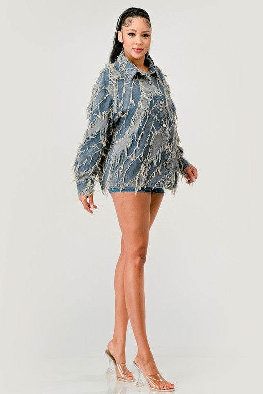 Be Creative Denim Jacket - Shop Style & More | Fresh Looks, Everyday Deals & Free Shipping