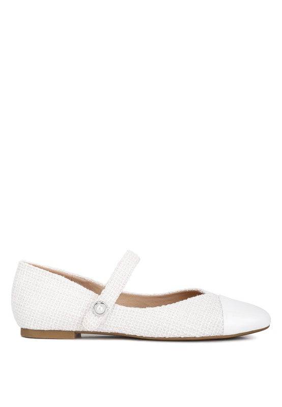 Albi Mary Jane Flat In White - Shop Style & More | Fresh Looks, Everyday Deals & Free Shipping