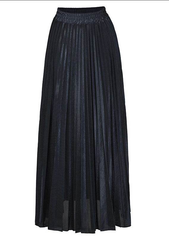 Metallic Pleated Maxi Skirt - Shop Style & More | Fresh Looks, Everyday Deals & Free Shipping