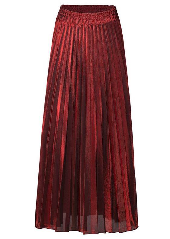 Metallic Pleated Maxi Skirt - Shop Style & More | Fresh Looks, Everyday Deals & Free Shipping