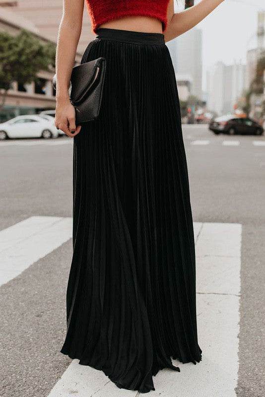 Pleated maxi skirt - Shop Style & More | Fresh Looks, Everyday Deals & Free Shipping