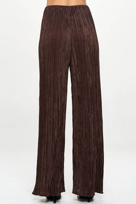 Made in USA Vibrant Plisse Lined Straight Pants - Shop Style & More | Fresh Looks, Everyday Deals & Free Shipping