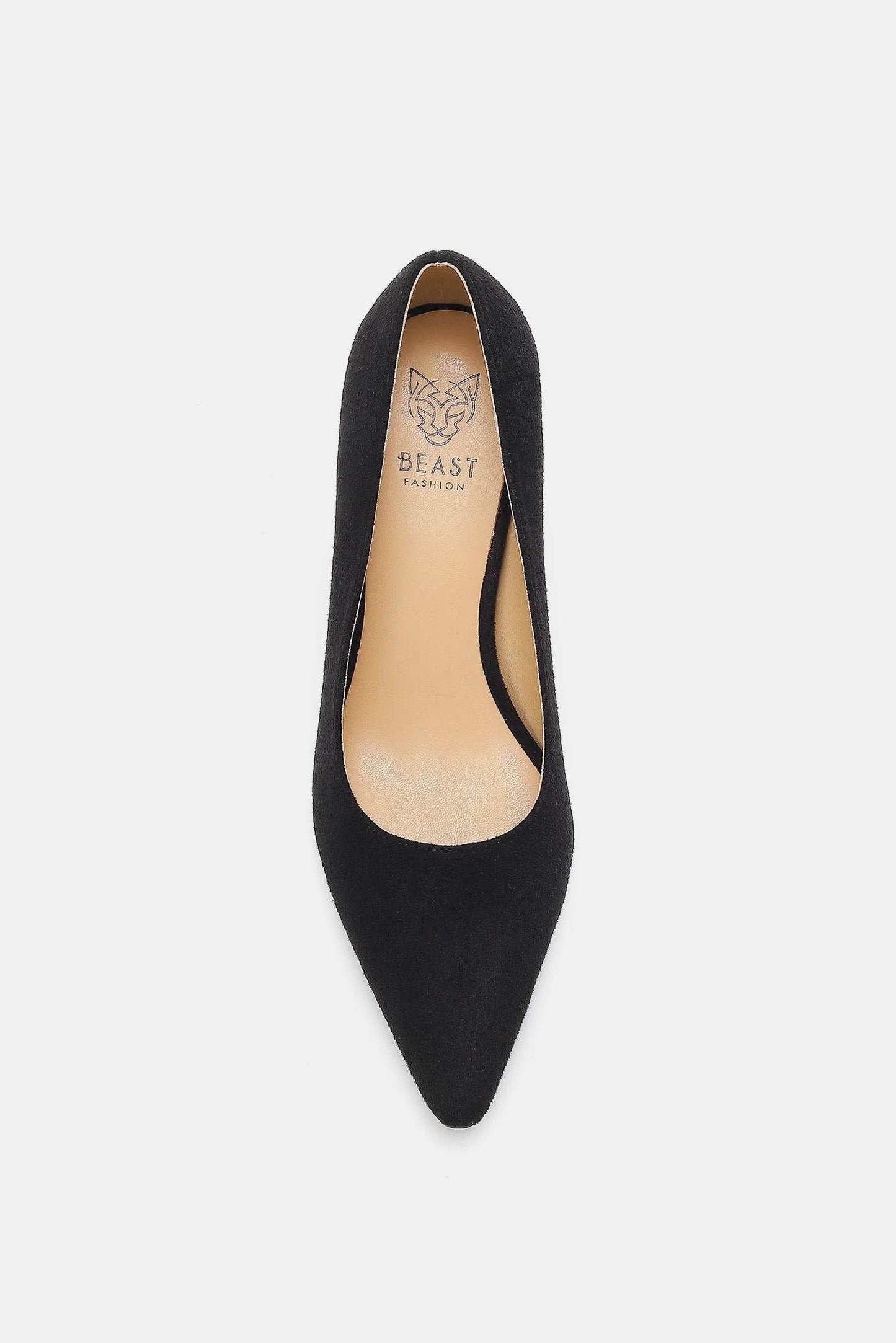 Beast Fashion Faux Suede Point Toe Pumps - Shop Style & More | Fresh Looks, Everyday Deals & Free Shipping