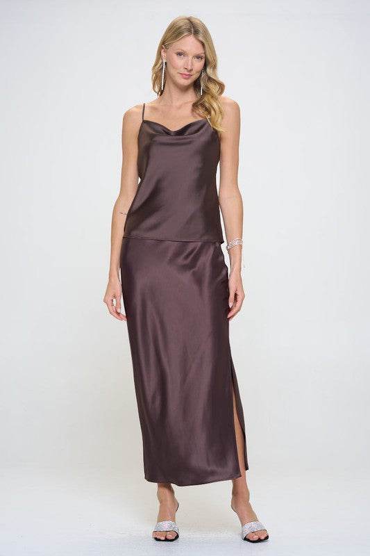 Made in USA Solid Silky Satin Tank Top - Shop Style & More | Fresh Looks, Everyday Deals & Free Shipping