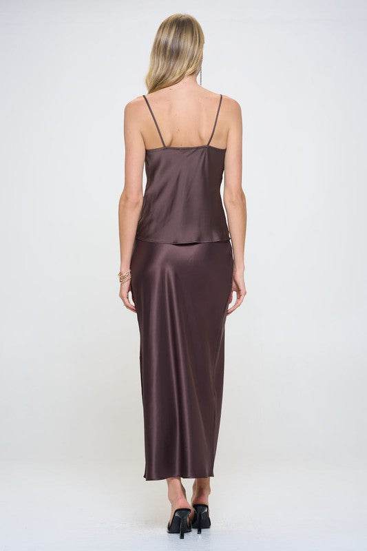 Made in USA Solid Silky Satin Tank Top - Shop Style & More | Fresh Looks, Everyday Deals & Free Shipping