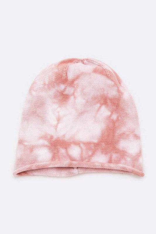 Cotton Tie Dyed Soft Knit Roll Edge Beanie - Shop Style & More | Fresh Looks, Everyday Deals & Free Shipping