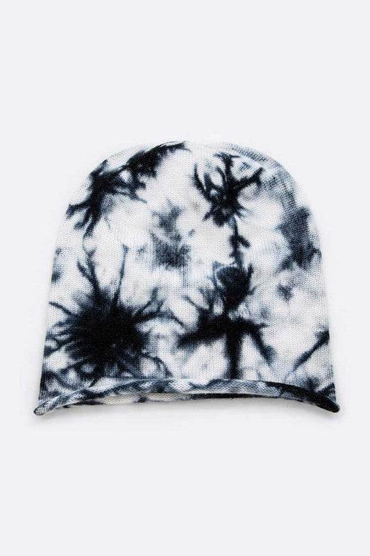 Cotton Tie Dyed Soft Knit Roll Edge Beanie - Shop Style & More | Fresh Looks, Everyday Deals & Free Shipping