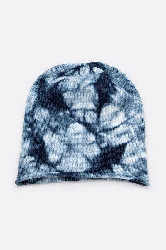 Cotton Tie Dyed Soft Knit Roll Edge Beanie - Shop Style & More | Fresh Looks, Everyday Deals & Free Shipping