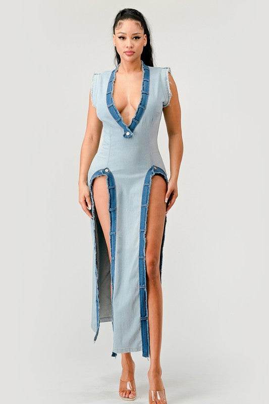 Denim Trip Pullover Dress - Shop Style & More | Fresh Looks, Everyday Deals & Free Shipping