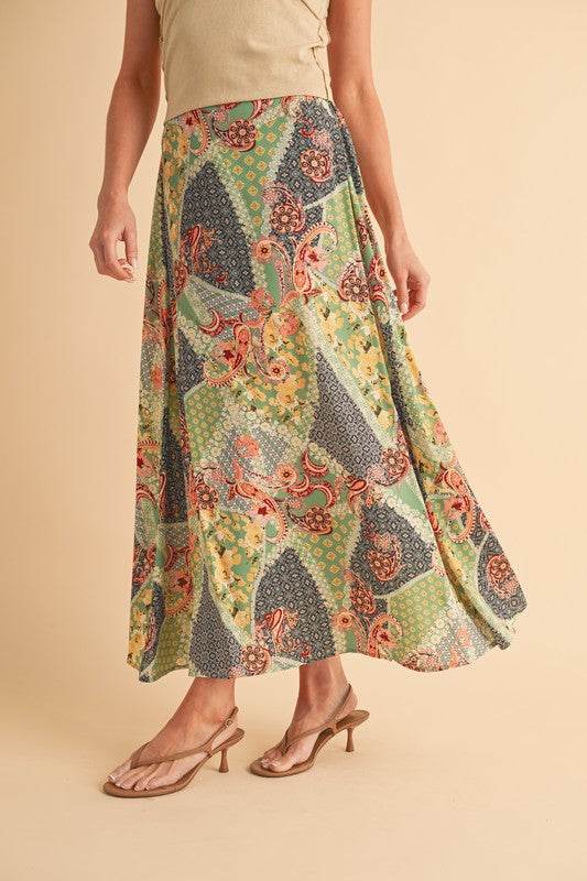 Bradyn Print Skirt - Shop Style & More | Fresh Looks, Everyday Deals & Free Shipping