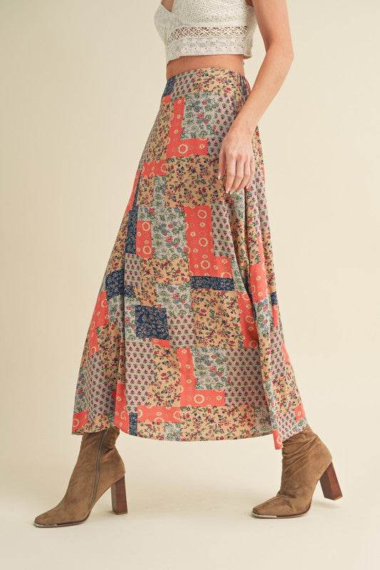 Bradyn Print Skirt - Shop Style & More | Fresh Looks, Everyday Deals & Free Shipping
