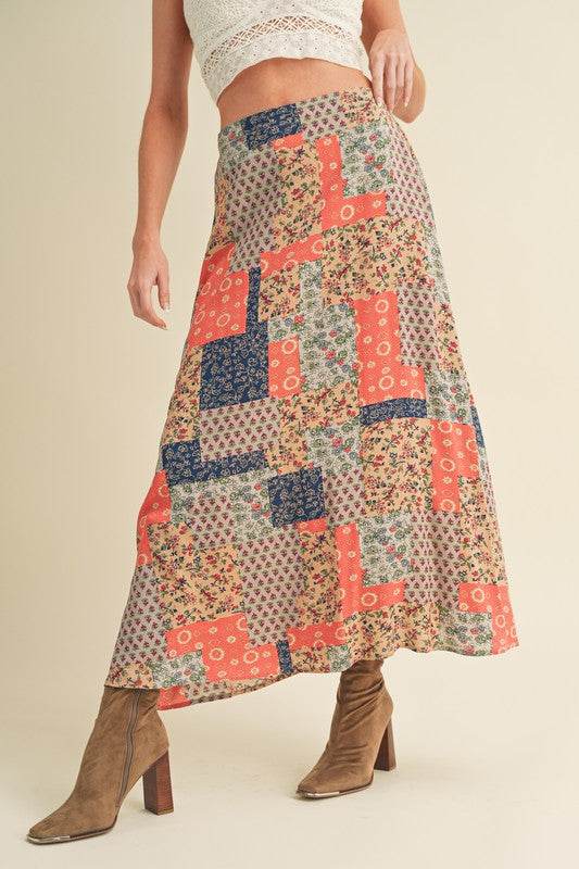 Bradyn Print Skirt - Shop Style & More | Fresh Looks, Everyday Deals & Free Shipping