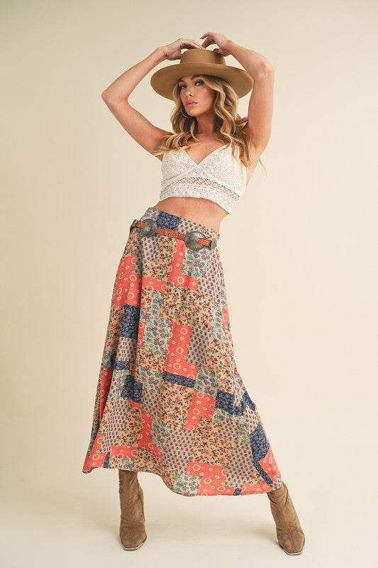Bradyn Print Skirt - Shop Style & More | Fresh Looks, Everyday Deals & Free Shipping