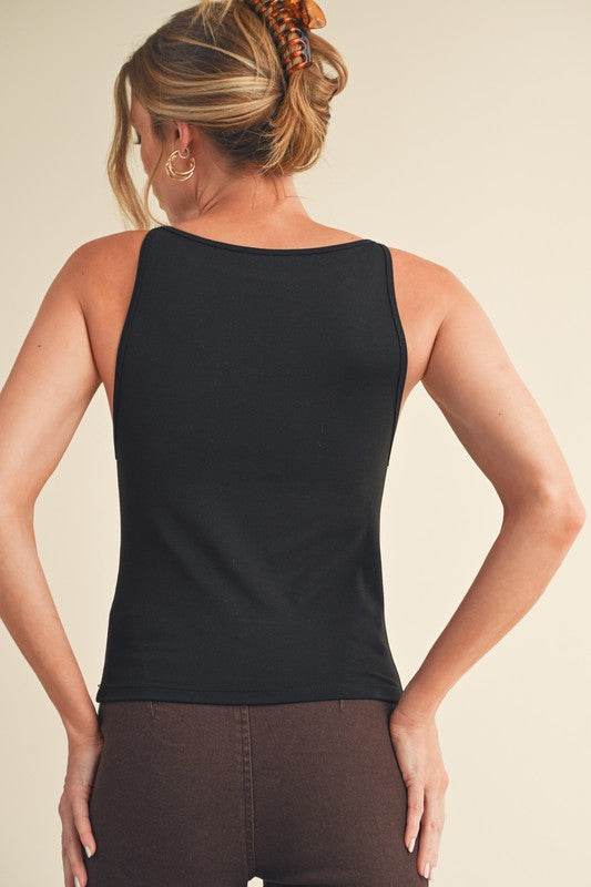 Rodi High Neck Tank - Shop Style & More | Fresh Looks, Everyday Deals & Free Shipping