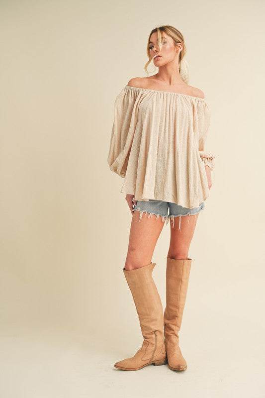 Nately Off Shoulder Tunic Dress - Shop Style & More | Fresh Looks, Everyday Deals & Free Shipping