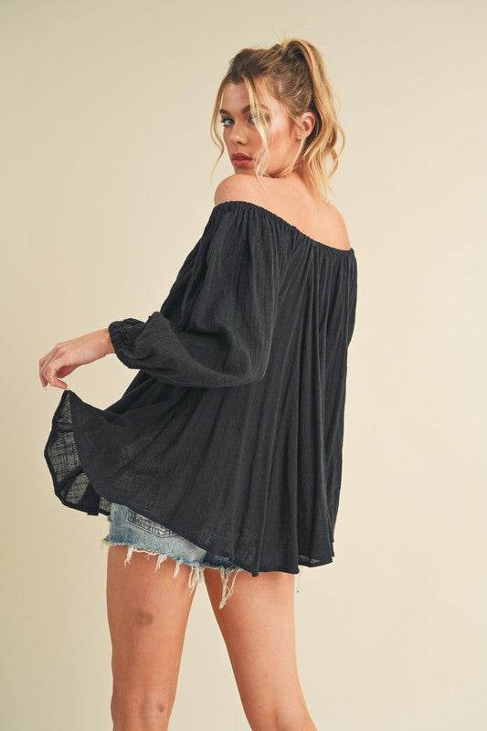 Nately Off Shoulder Tunic Dress - Shop Style & More | Fresh Looks, Everyday Deals & Free Shipping