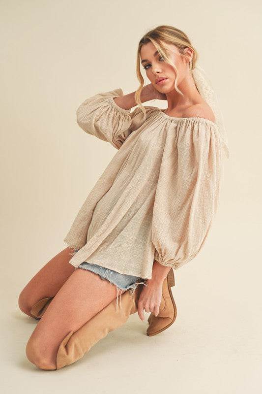 Nately Off Shoulder Tunic Dress - Shop Style & More | Fresh Looks, Everyday Deals & Free Shipping