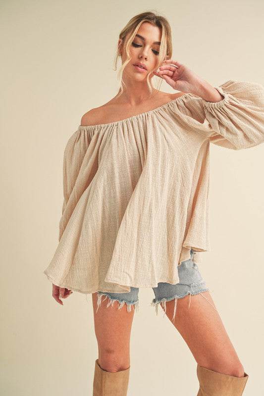 Nately Off Shoulder Tunic Dress - Shop Style & More | Fresh Looks, Everyday Deals & Free Shipping