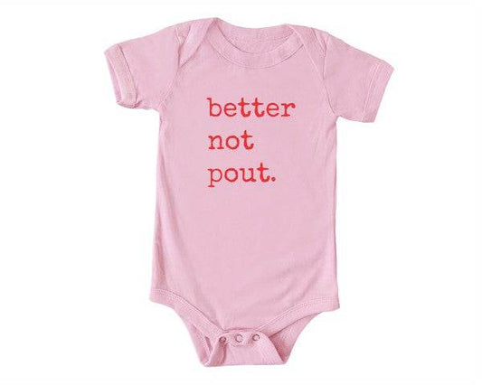 Better Not Pout Graphic Baby Onesie - Shop Style & More | Fresh Looks, Everyday Deals & Free Shipping