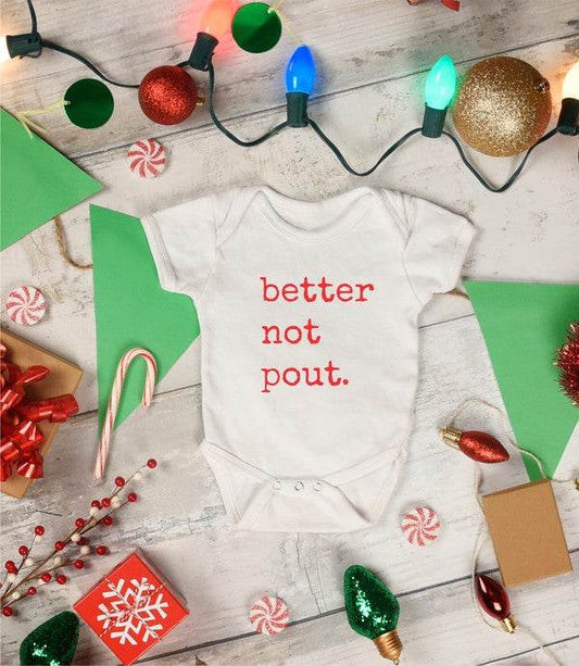 Better Not Pout Graphic Baby Onesie - Shop Style & More | Fresh Looks, Everyday Deals & Free Shipping