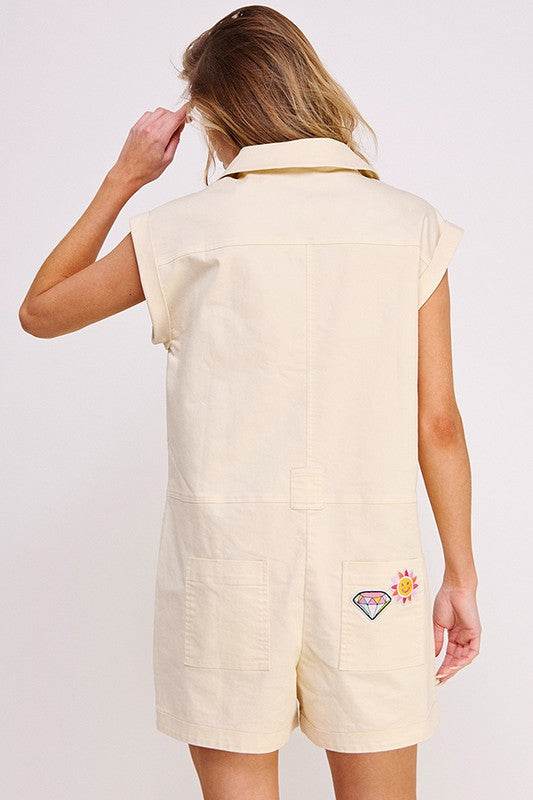 COTTON TWILL UTILITY ROMPER - Shop Style & More | Fresh Looks, Everyday Deals & Free Shipping